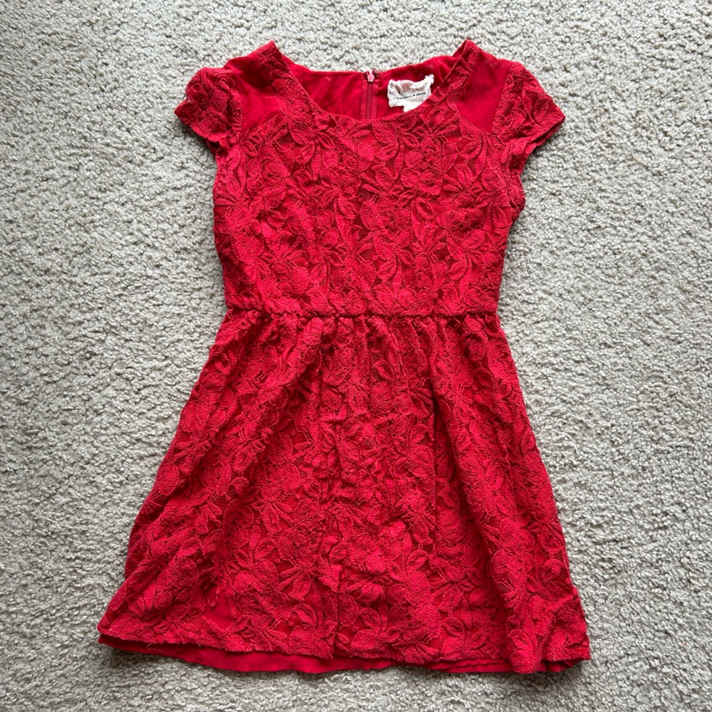 Red Lace Dress